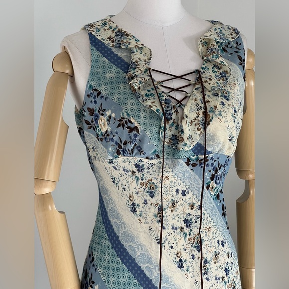 90s Y2K Breaking‎ Loose Floral Dress - Picture 2 of 6